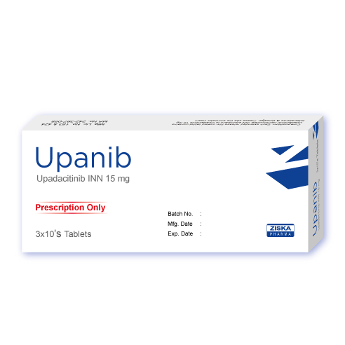 Pack Image: Upanib 15 mg Tablet (1 x 10)