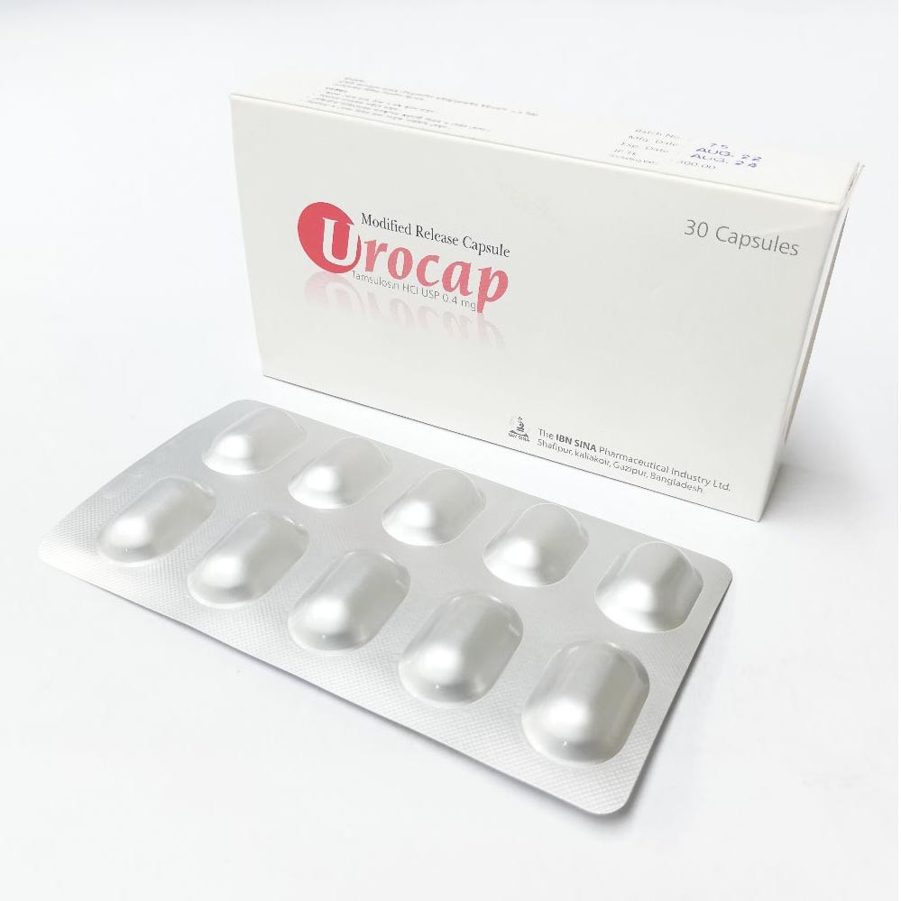 Pack Image: Urocap 0.4 mg Capsule (3 x 10)