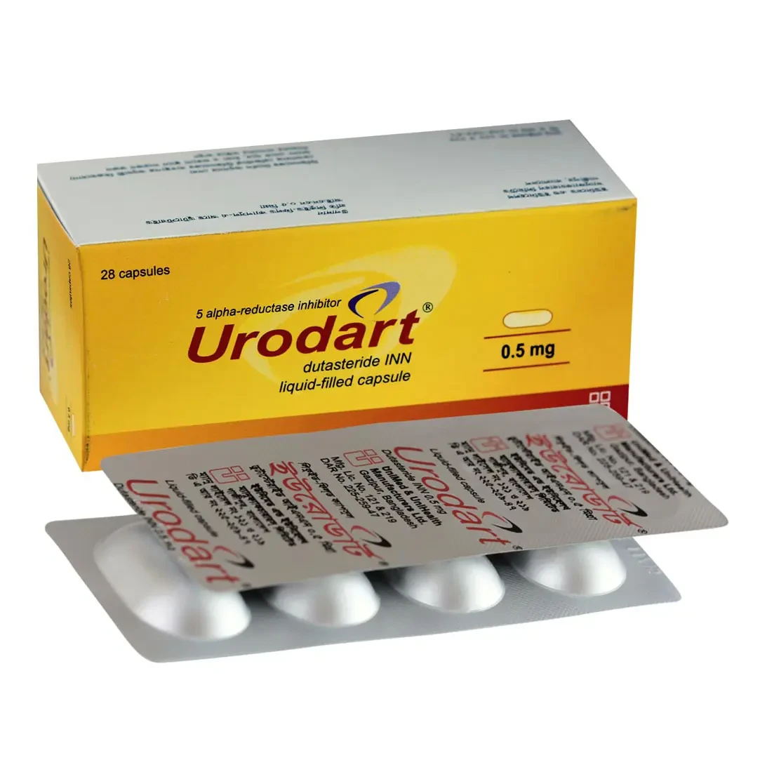 Pack Image: Urodart 0.5 mg Capsule (7 x 4)