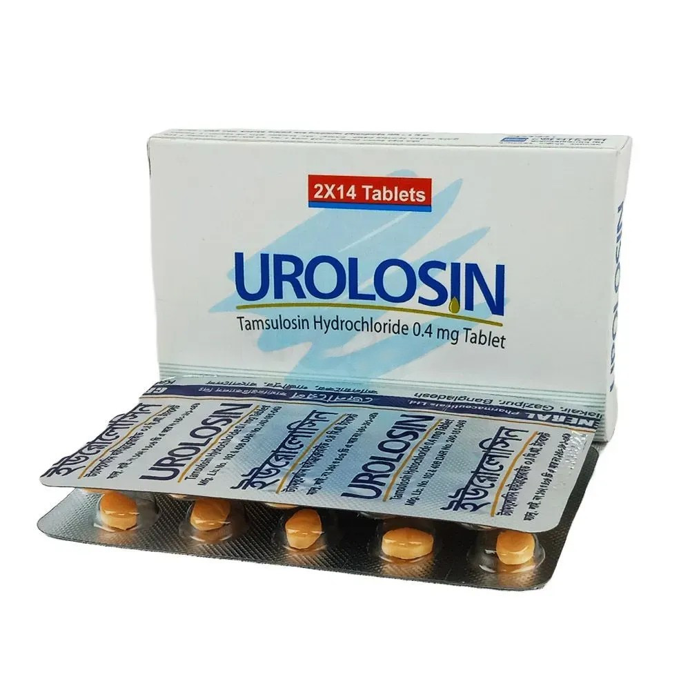 Pack Image: Urolosin 0.4 mg Tablet (2 x 14)
