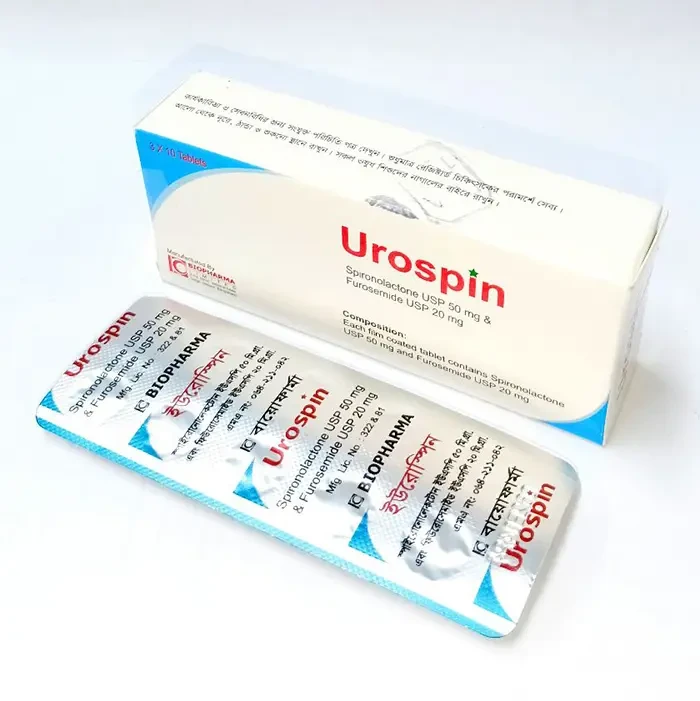 Pack Image: Urospin 20 mg Tablet (3 x 10)