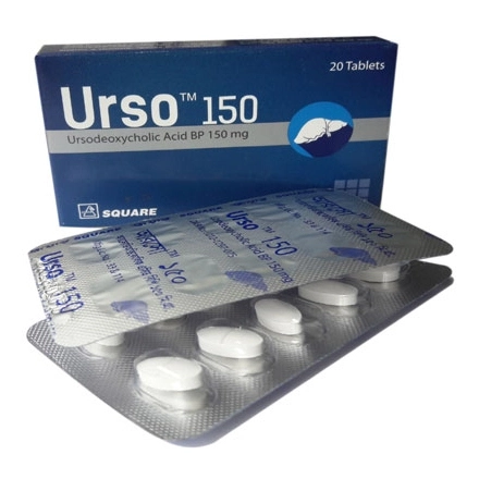 Pack Image: Urso 150 mg Tablet (2 x 10)