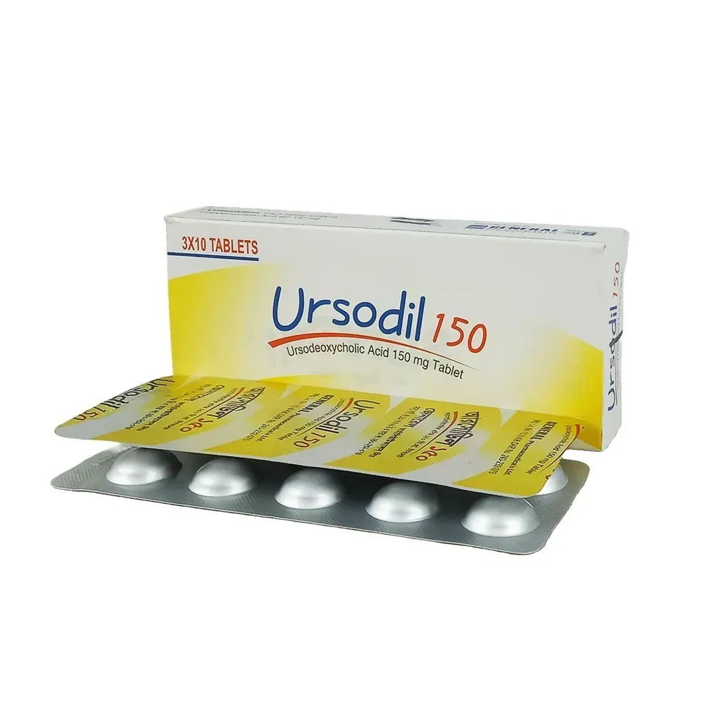 Pack Image: Ursodil 150 mg Tablet (3 x 10)