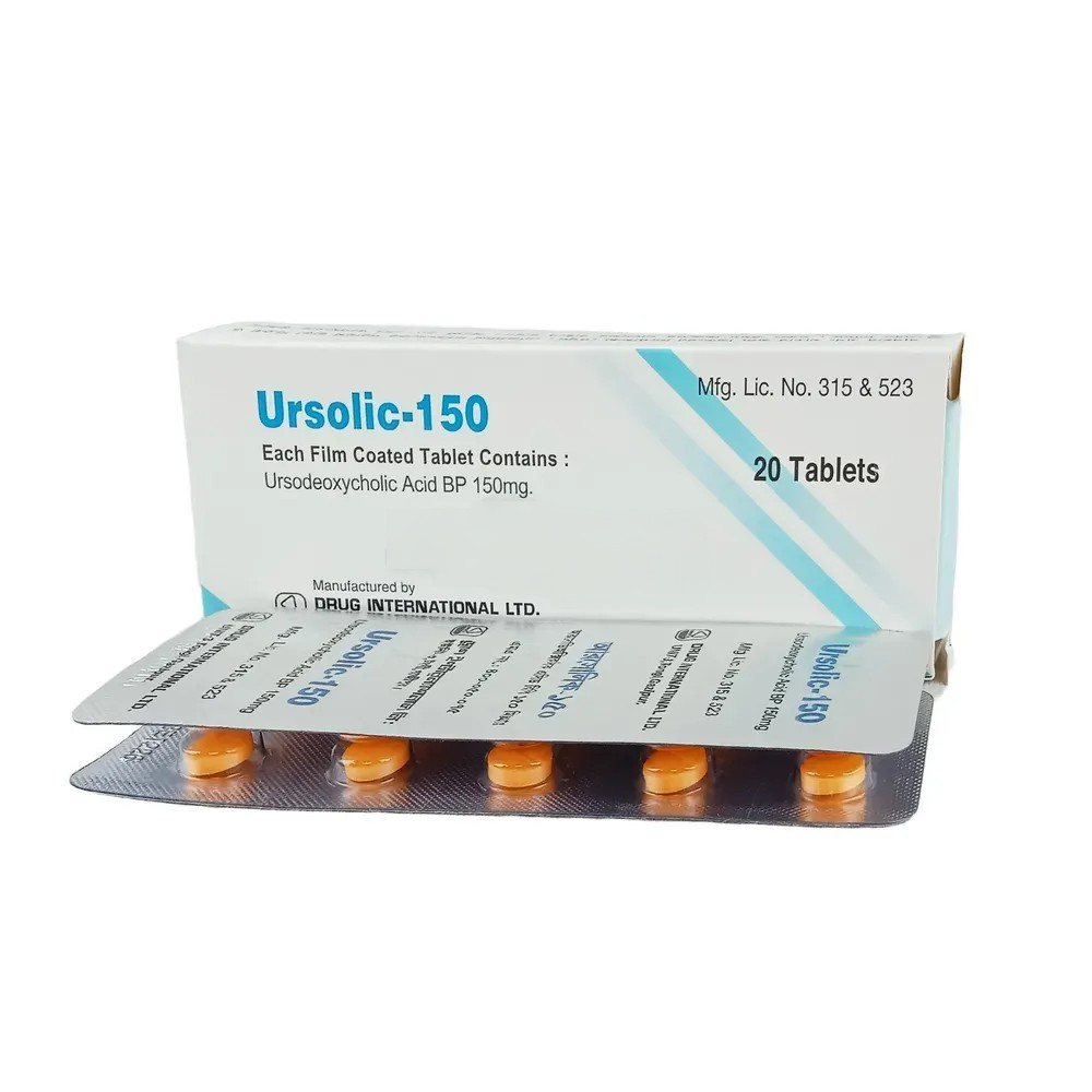 Pack Image: Ursolic 150 mg Tablet (2 x 10)