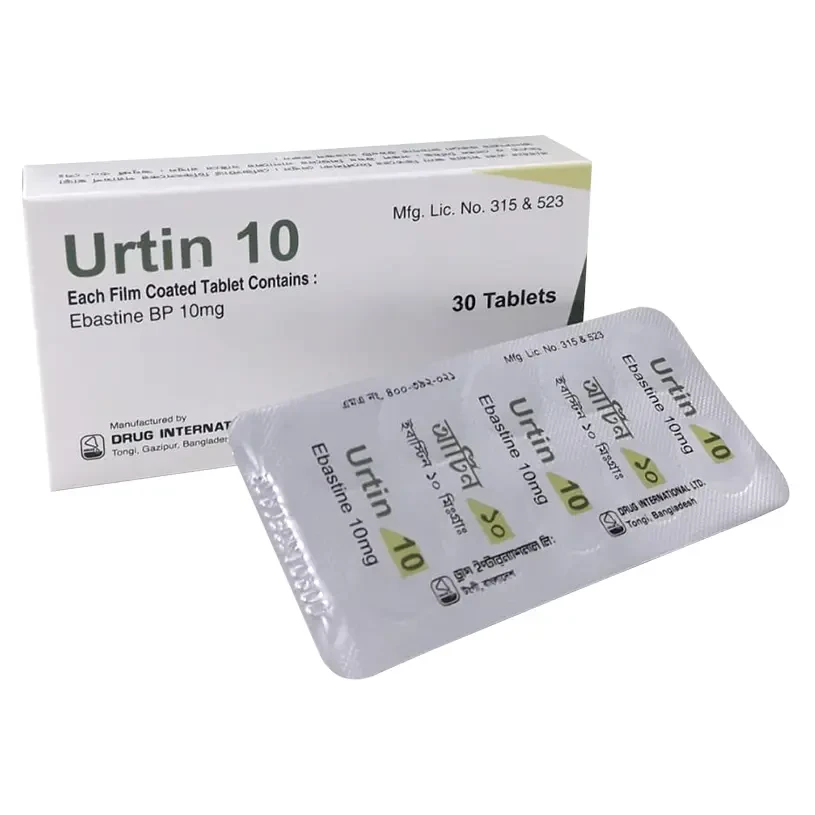 Pack Image: Urtin 10 mg Tablet (3 x 10)