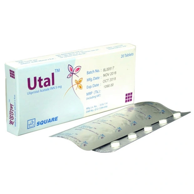 Pack Image: Utal 5 mg Tablet (2 x 10)