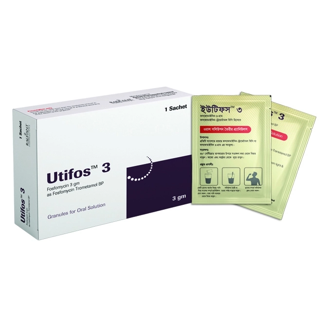 Pack Image: Utifos 3 gm Powder (3 gm sachet)