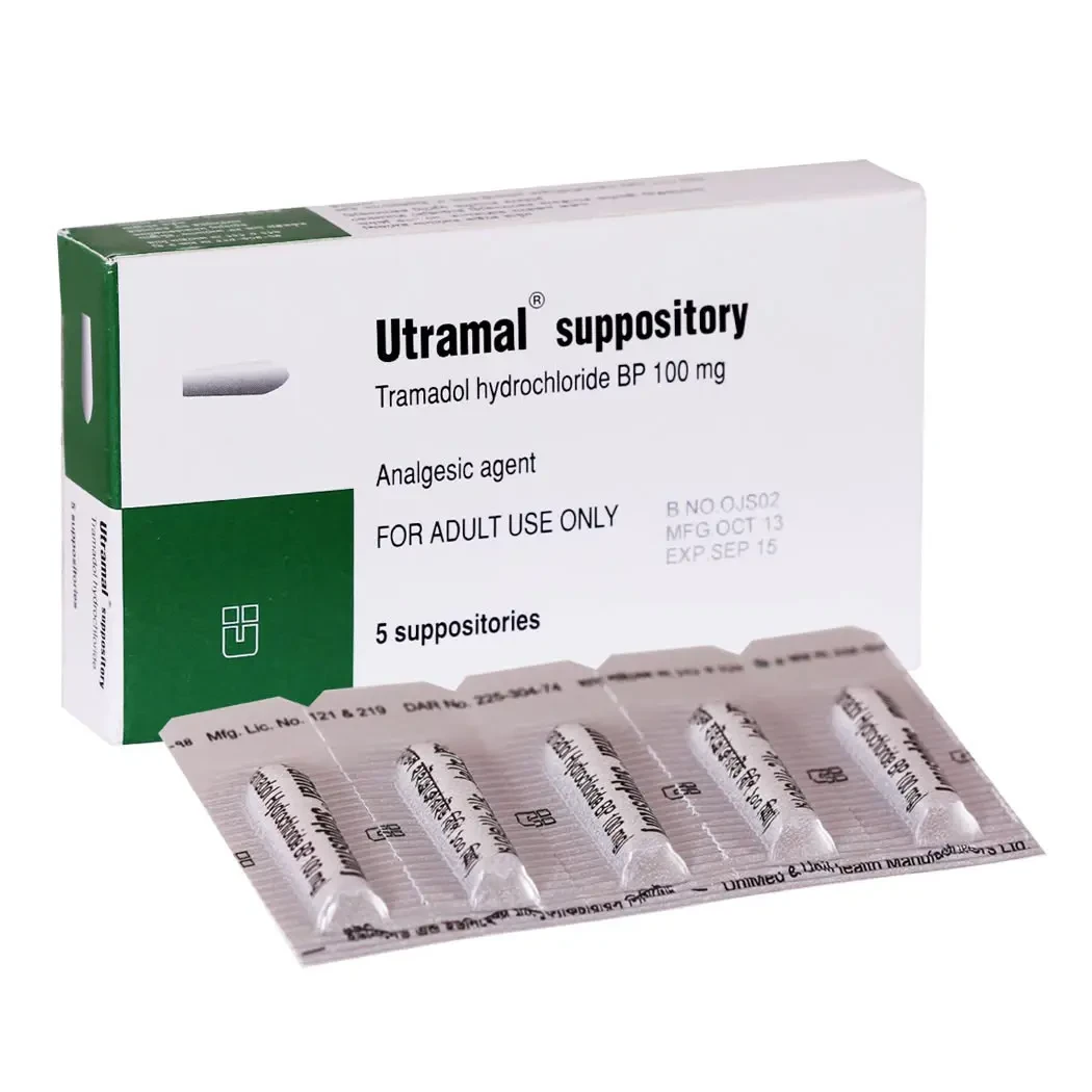Pack Image: Utramal 100 mg Suppository (2 x 5)