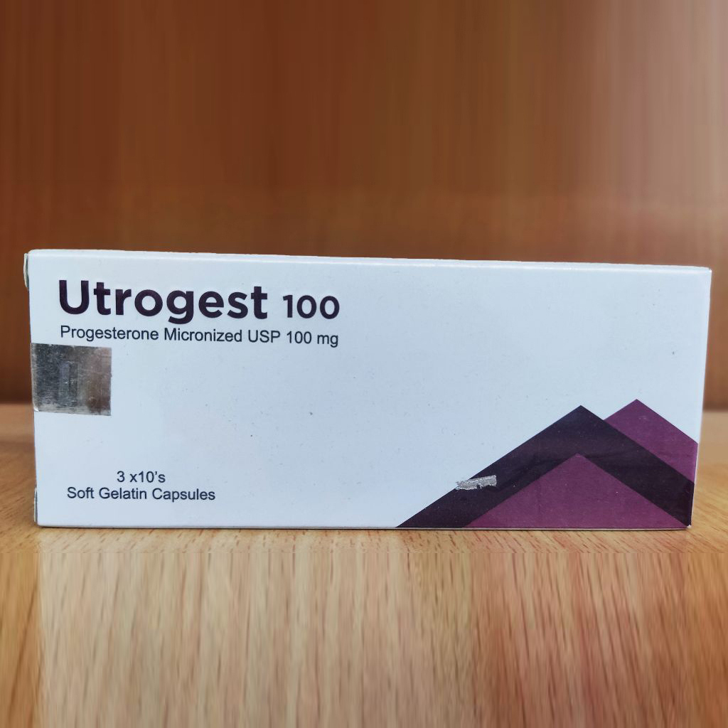 Pack Image: Utrogest 100 mg Capsule (3 x 10)