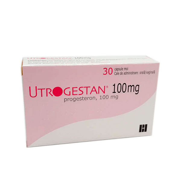 Pack Image: Utrogestan 100 mg Capsule (2 x 15)