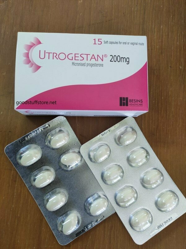 Pack Image: Utrogestan 200 mg Capsule (15's pack)