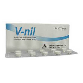 Pack Image: V-Nil 25 mg Tablet (5 x 10)