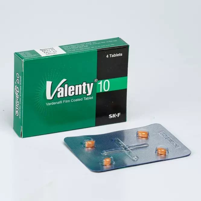 Pack Image: Valenty 10 mg Tablet (1 x 4)