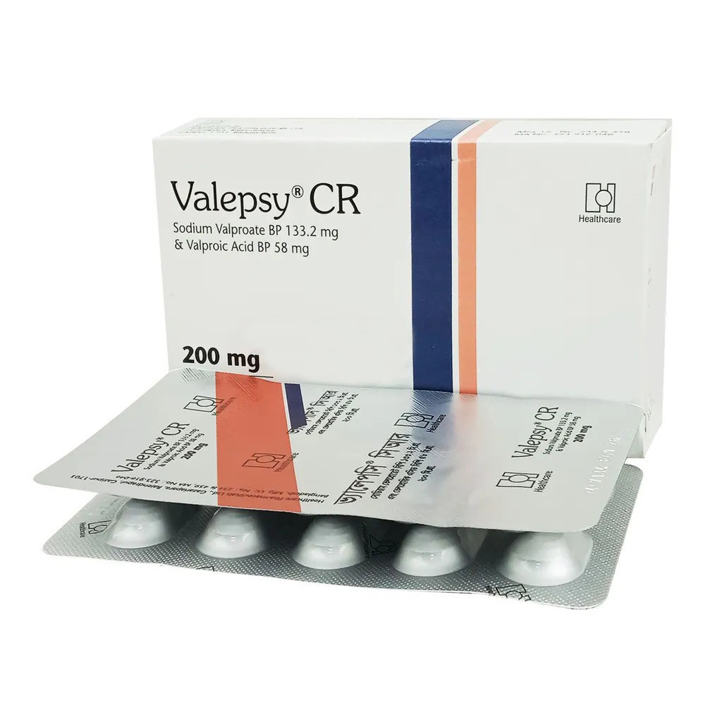 Pack Image: Valepsy CR 200 mg Tablet (3 x 10)