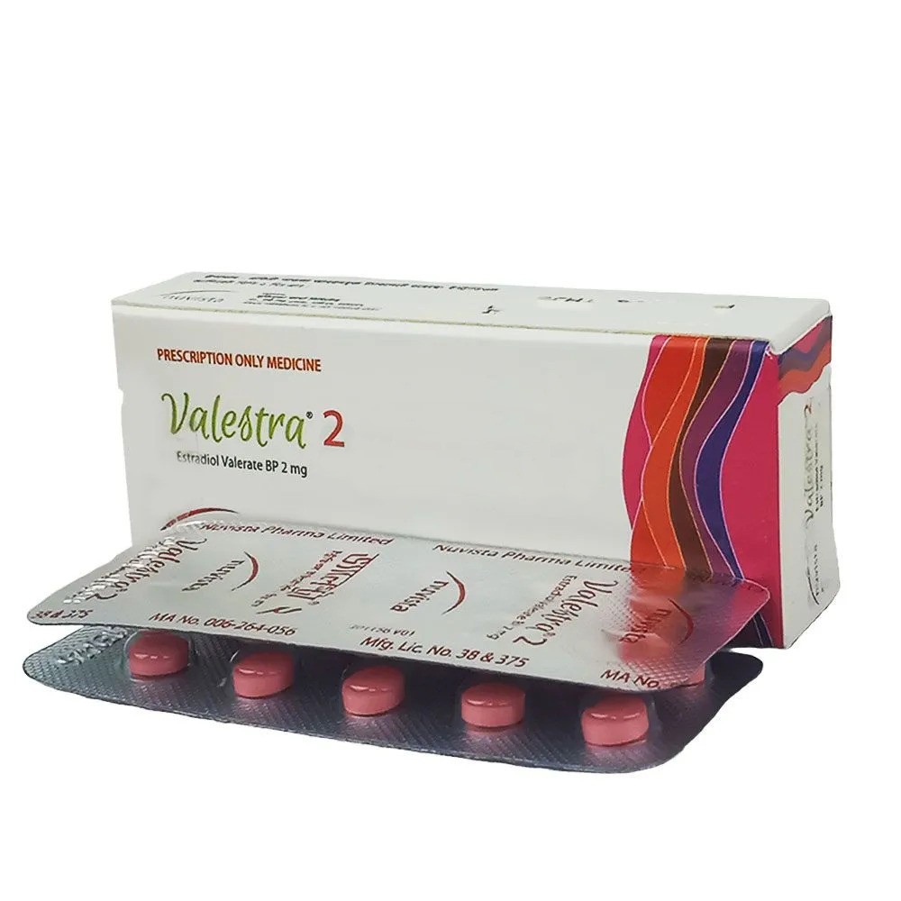 Pack Image: Valestra 2 mg Tablet (3 x 10)