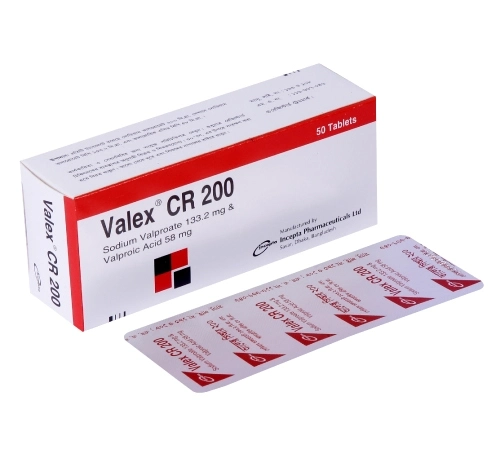 Pack Image: Valex CR 200 mg Tablet (5 x 10)