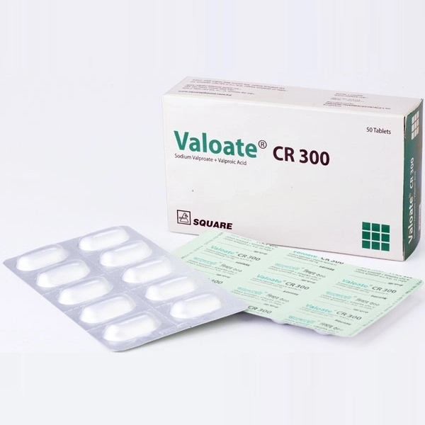 Pack Image: Valoate CR 300 mg Tablet (5 x 10)