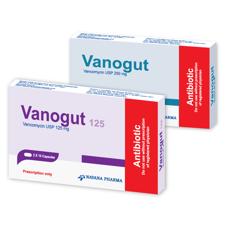 Pack Image: Vanogut 125 mg Capsule (2 x 10)