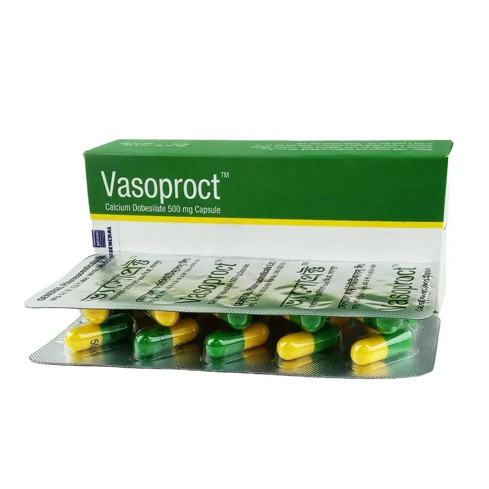 Pack Image: Vasoproct 500 mg Capsule (3 x 10)