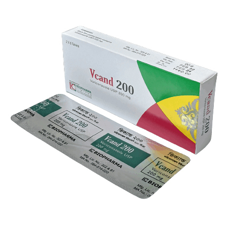 Pack Image: Vcand 200 mg Tablet (2 x 6)