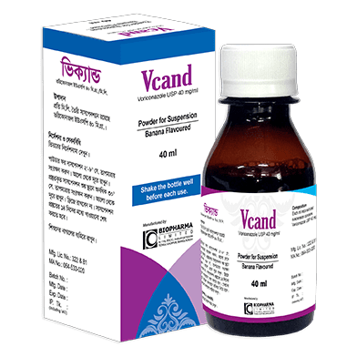 Pack Image: Vcand 200 mg Suspension (40 ml bottle)
