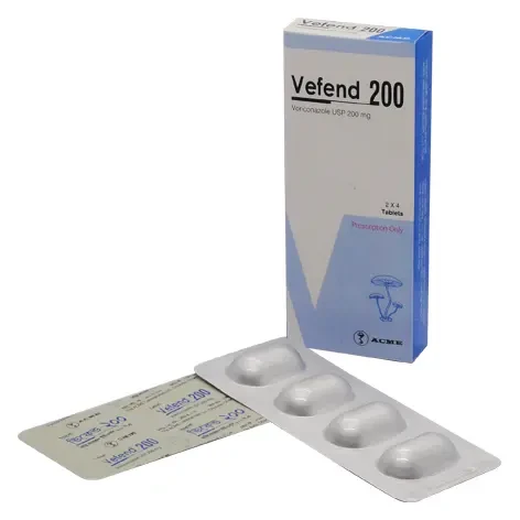 Pack Image: Vefend 200 mg Tablet (2 x 4)