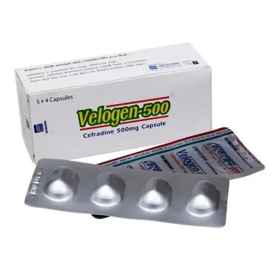 Pack Image: Velogen 500 mg Capsule (5 x 4)