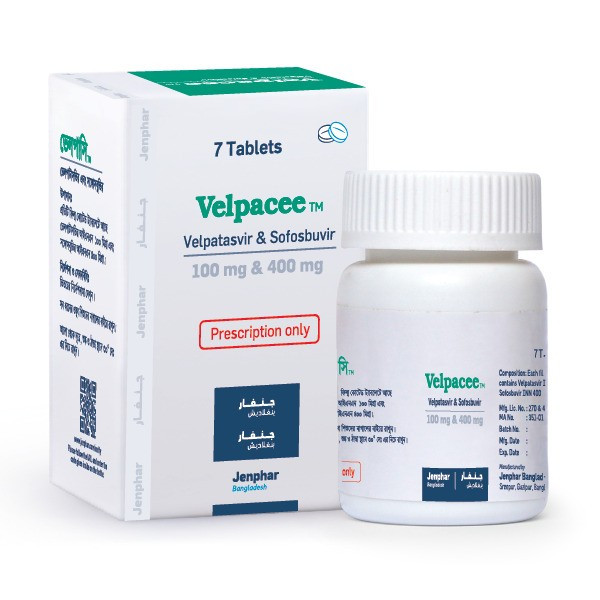 Pack Image: Velpacee 400 mg Tablet (1 x 7)