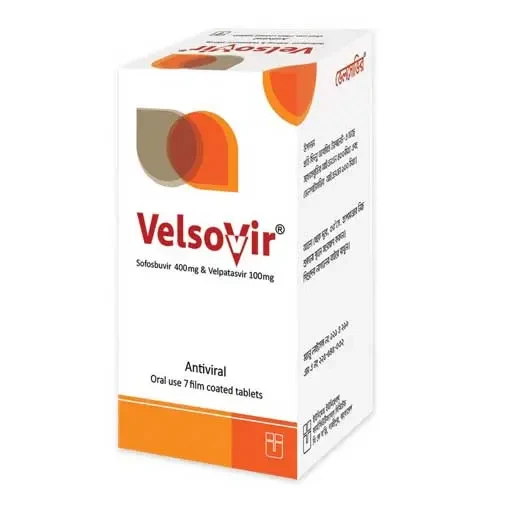 Pack Image: Velsovir 400 mg Tablet (1 x 7)