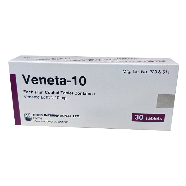 Pack Image: Veneta 10 mg Tablet (3 x 10)