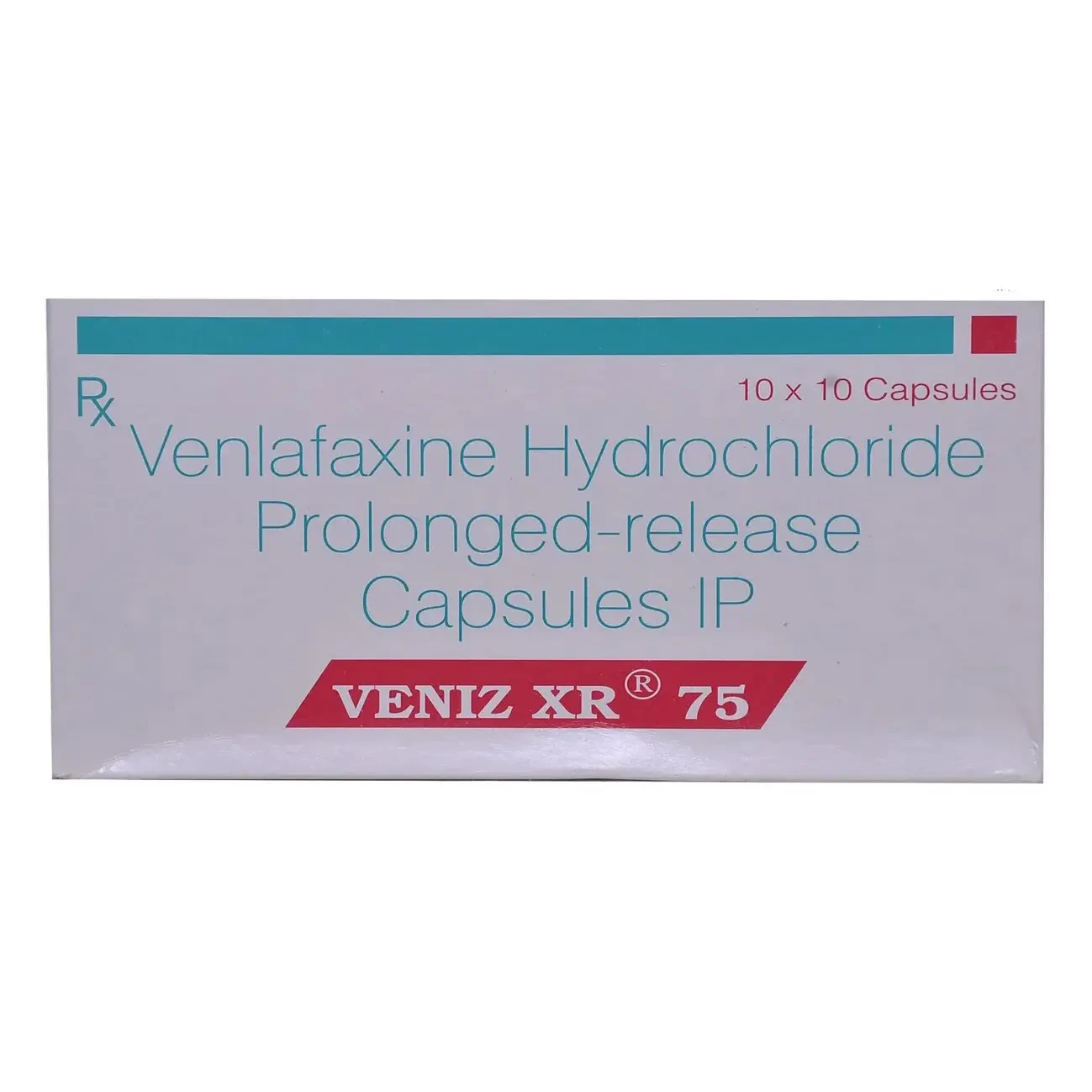 Pack Image: Veniz XR 75 mg Capsule (5 x 10)