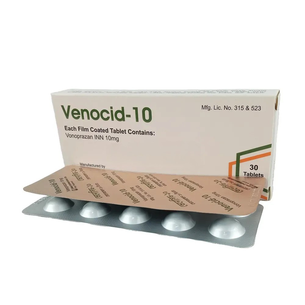 Pack Image: Venocid 10 mg Tablet (3 x 10)