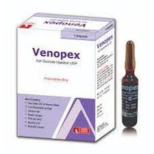 Pack Image: Venopex 100 mg Injection (5 ml ampoule)