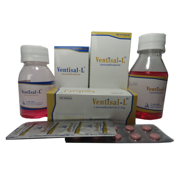 Pack Image: Ventisal-L 1 mg Syrup (50 ml bottle)
