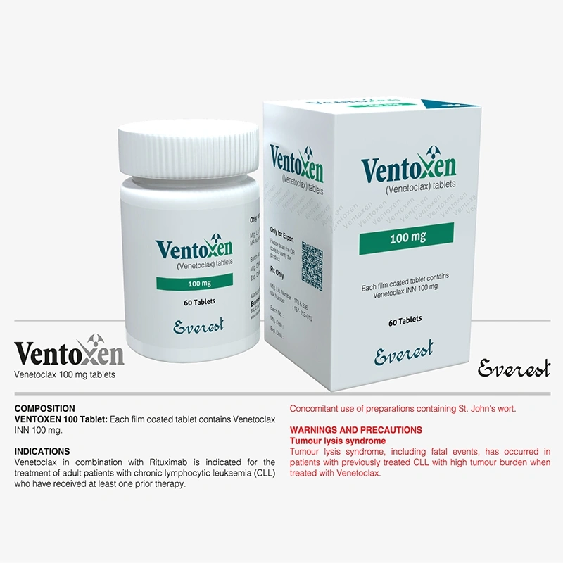 Pack Image: Ventoxen 100 mg Tablet (1 x 60)