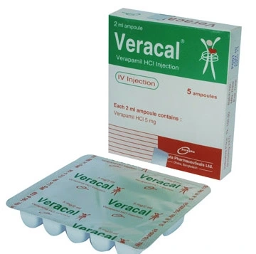 Pack Image: Veracal 5 mg Injection (2 ml ampoule)