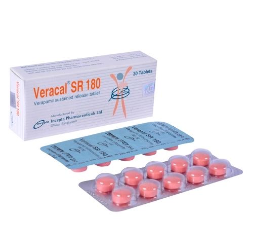 Pack Image: Veracal SR 180 mg Tablet (3 x 10)