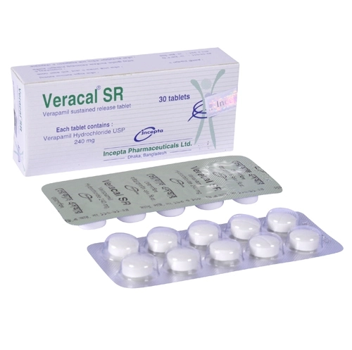 Pack Image: Veracal SR 240 mg Tablet (3 x 10)