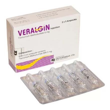 Pack Image: Veralgin 5 mg Injection (2 ml ampoule)