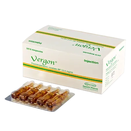 Pack Image: Vergon 12.5 mg Injection (1 ml ampoule)