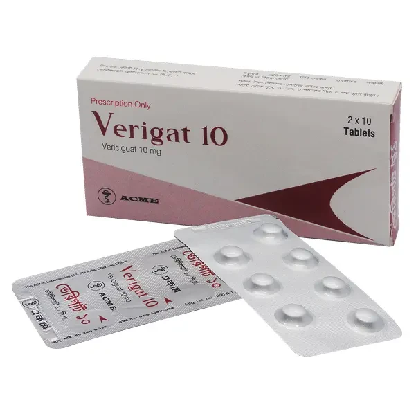 Pack Image: Verigat 10 mg Tablet (2 x 10)