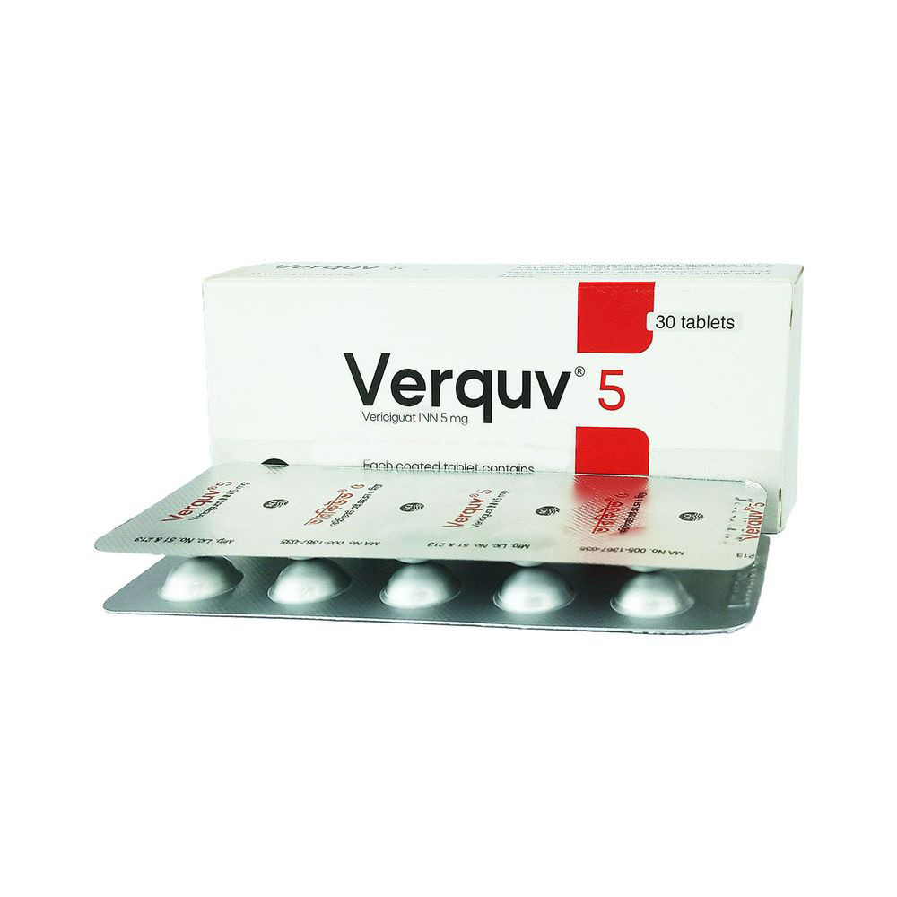 Pack Image: Verquv 5 mg Tablet (3 x 10)