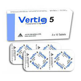 Pack Image: Vertig 5 mg Tablet (3 x 10)
