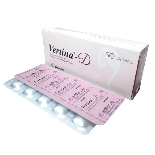 Pack Image: Vertina-D 10 mg Tablet (5 x 10)