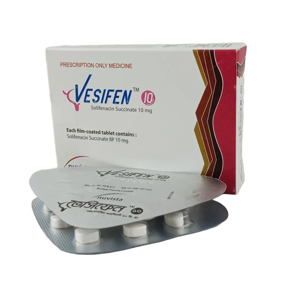 Pack Image: Vesifen 10 mg Tablet (2 x 10)