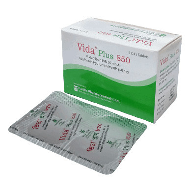Pack Image: Vida Plus 50 mg Tablet (5 x 4)