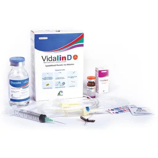 Pack Image: Vidalin D Injection (10 ml vial)