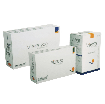 Pack Image: Viera 200 mg Suspension (40 ml bottle)