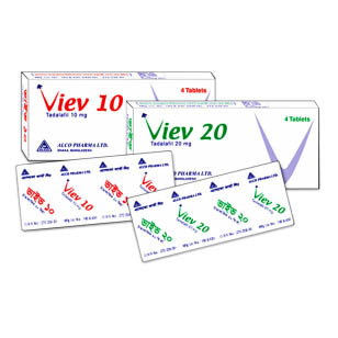 Pack Image: Viev 20 mg Tablet (1 x 4)