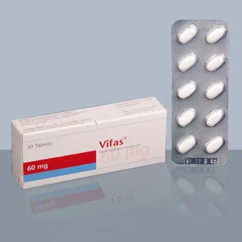 Pack Image: Vifas 60 mg Tablet (3 x 10)